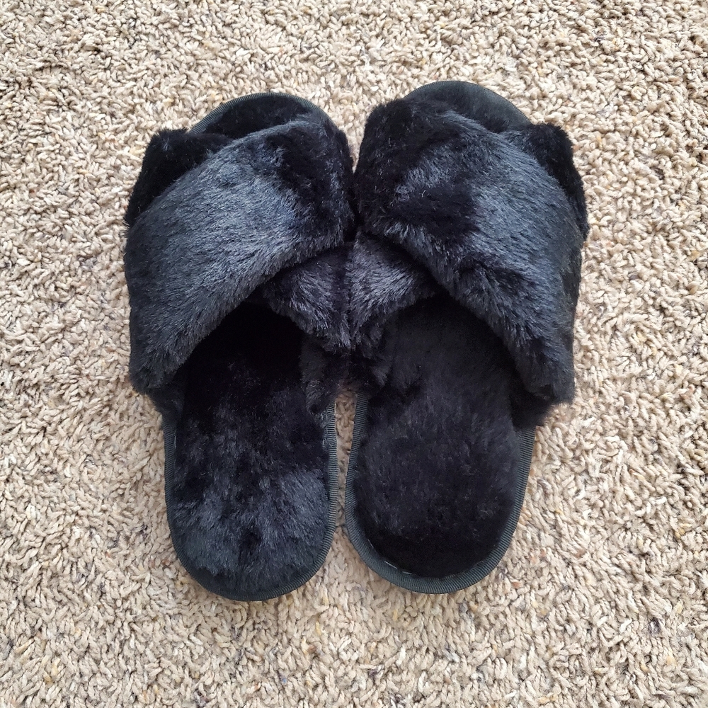 Fuzzy slippers